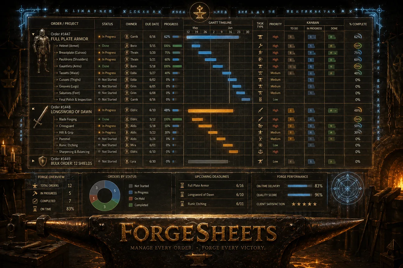 ForgeSheets